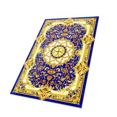 Gresie decor baroque ahmar azul 1218646-2B 60X60 set 120X180