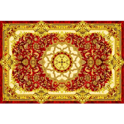 Gresie decor baroque ahmar rojo 1218646-3B 60x60 set 120x180