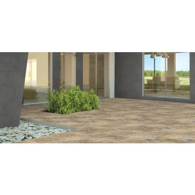 Gresie portelanata, 30 x 60 cm, Cesarom Luberon, aspect piatra naturala, bej
