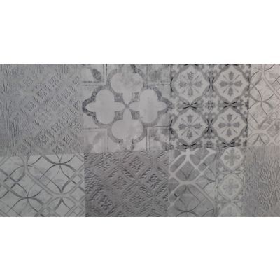 Twin GRYS Rectified PATCHWORK 25x75