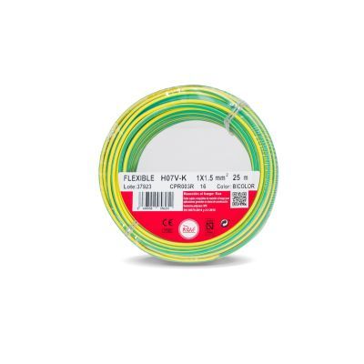 H07V-K 1x1.5 VERDE-GALBEN H07V-K 1x1.5 VERDE-GALBEN