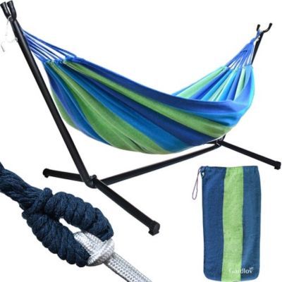 Hamac de gradina 200x150cm cu cadru 00010198