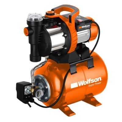 Hidrofor cap inox cu filtru 24L 900w wolfson WFS0035.2