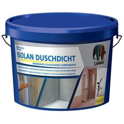 Hidroizolatie baie, Caparol Isolan Duschdicht, gri, 12 kg