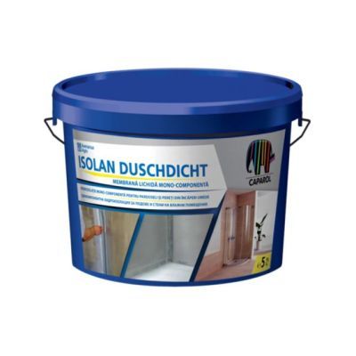 Hidroizolatie baie, Caparol Isolan Duschdicht, gri, 5 kg