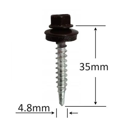 HOLTSURUB 4.8X35 PTR LEMN 250BUC/CUTIE RAL 8019
