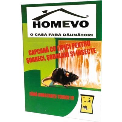 Homevo capcana cu lipici pt SoareCI,SOBOLANI si insecte 592016