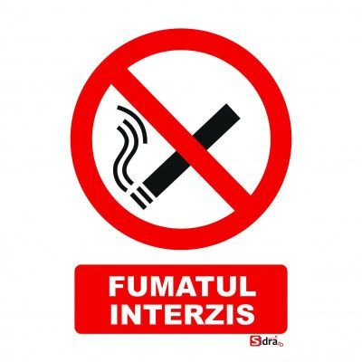 I0101 autocolant fumatul Interzis