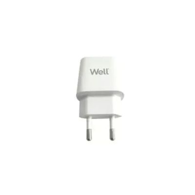 Incarcator retea Well, 1x USB-C PD 20W, GaN, cutie, alb PSUP-USB-WPD2004WE-WL