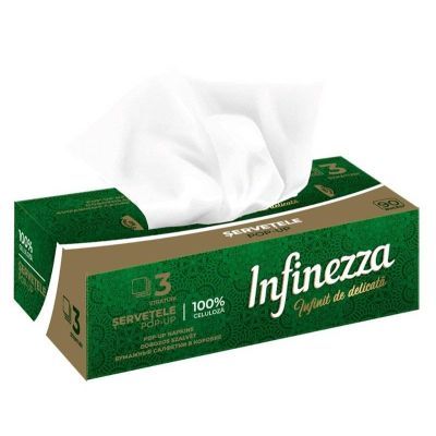 Infinezza servetele cutie 90/Set 3Str