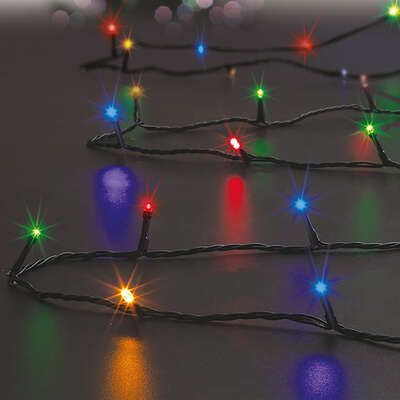 Instalatie multicolora pe baterii, 3.5 m, 48 led-uri, exterior, 877607a