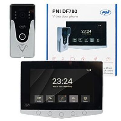 Interfon video cu 1 monitor ecran tactil 7 inch PNI DF780