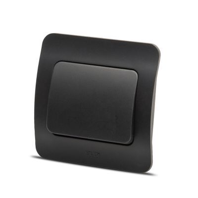 Intrerupator jazz negru mat 72906