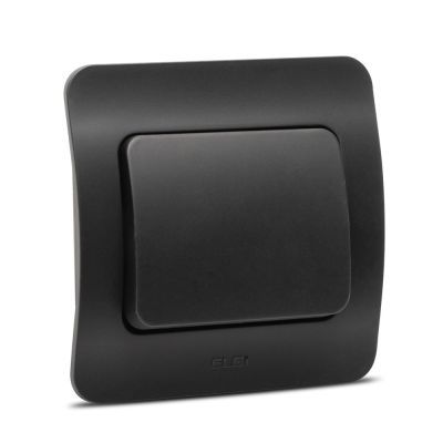Intrerupator jazz negru mat 72906