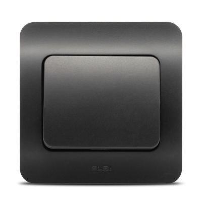 Intrerupator jazz negru mat 72906