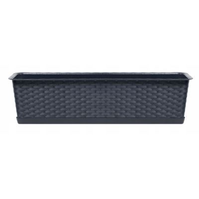 Isr400p-s433 Balcony plant BOX With Saucer Ratoli