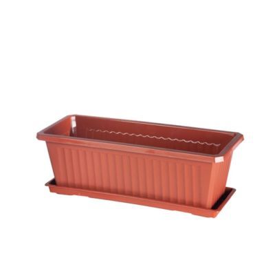 Jardiniera infinitty 40 cm maro cri Jardiniera infinitty 40 cm maro cri