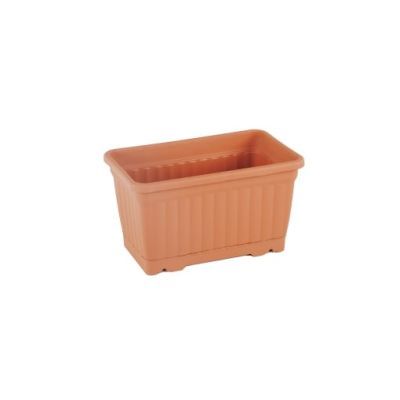 Jardiniera Kemer 30.5cm+farfurie maro KMB1