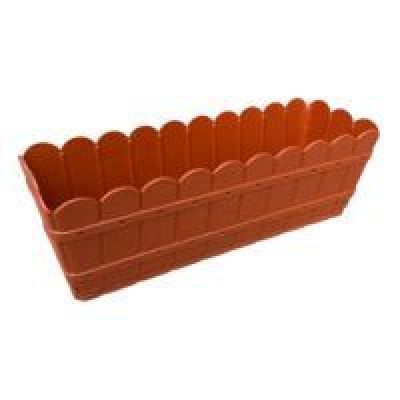 Jardiniera ratan 40 cm maro cri Jardiniera ratan 40 cm maro cri
