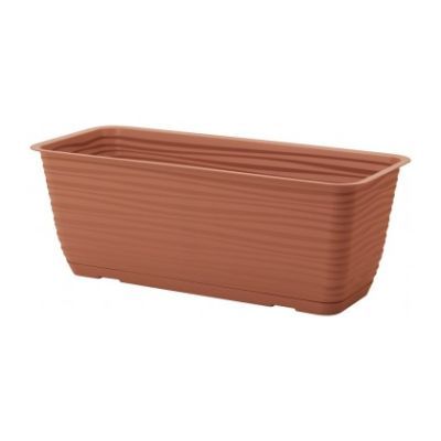 Jardiniera sahara 40 cu farfurie terracotta 38.9x14.5cm 5.7l fp-3180-010