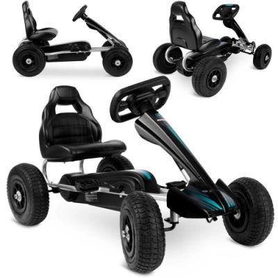 Kart cu pedale pentru copii RK-591 negru 759100 Kart cu pedale pentru copii RK-591 negru 759100