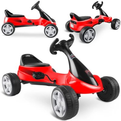 Kart cu pedale pentru copii RK-595, rosu 759500