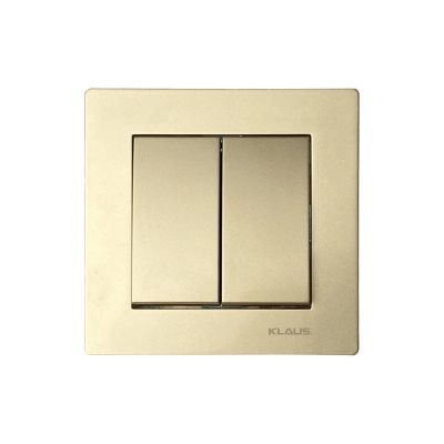 KE01403 Klaus Gold Intrerupator Dublu