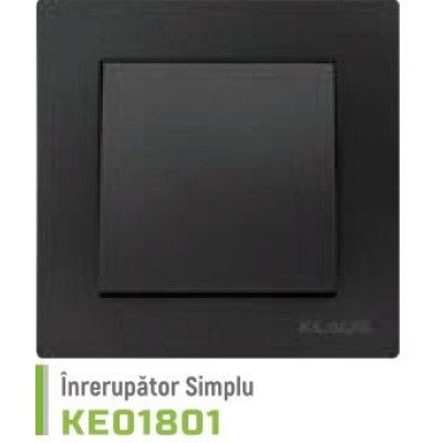 KE01801 Klaus Negru Intrerupator Triplu