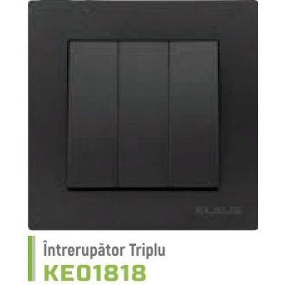 KE01818 Klaus Negru Intrerupator simplu