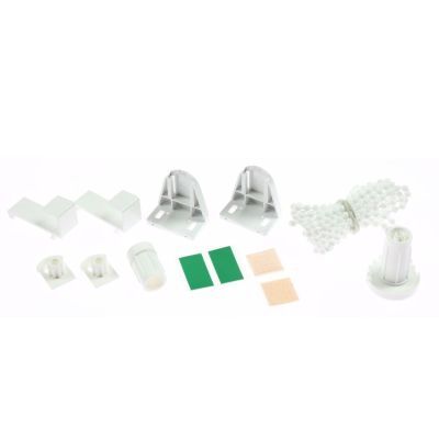 Kit accesorii rulou 17.5mm alb