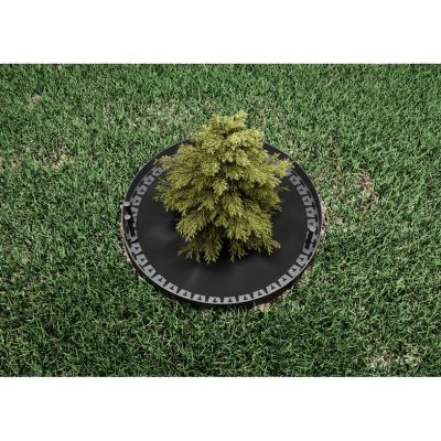 Kit Bordura de gradina PE TERRA NewFixLight Negru cuancore (8 buc) si conectori (2 buc) H38mm x L6m