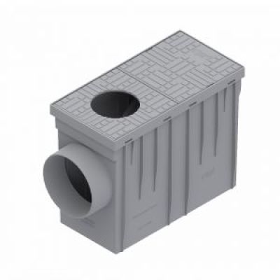 Kit Camin pp easy scurgere burlan 314x140x221 gri 817008-g