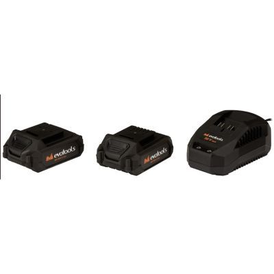 Kit promo Masina de gaurit si insurubat insurubat si polizor unghiular cu 2 acumulatori si incarcator MAX 20V Power Evotools 682640
