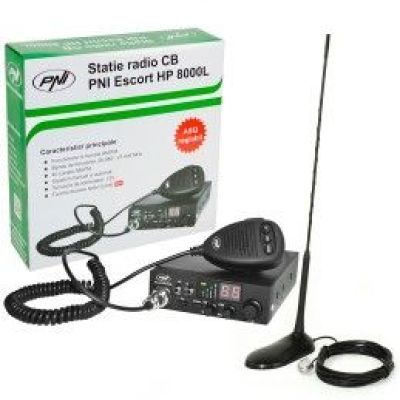 Kit statie PNI HP 8000L ASQ-ANTENA CB Extra 45 cu Magnet
