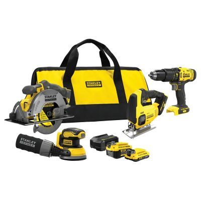 Kit V20 18V pentru lemn, 4 piese, cu acumulatori 4Ah si 2Ah SFMCK412MDS-QW