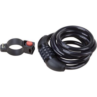 Lacat cablu cu protectie si cifru pt bicicleta 4512 D10 L800 675149