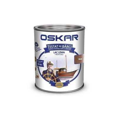 Lac pentru lemn Oskar Yacht, wenge, interior / exterior, 2.5 L
