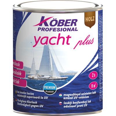 Lac pentru lemn Kober Yacht Plus, incolor, interior / exterior, 0.75 L