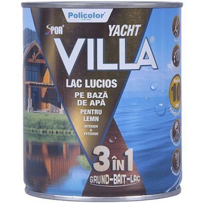 Lac pentru lemn Spor Villa yacht stejar 0.75L