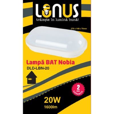 Lampa BAT LED Lunus Nobia 20W LR Dld-lbn-20