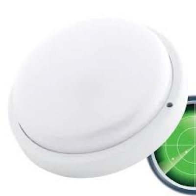 Lampa BAT radar rotunda Lunus cu senzor 12W 4000K (LN) DLD-LBM-12 S