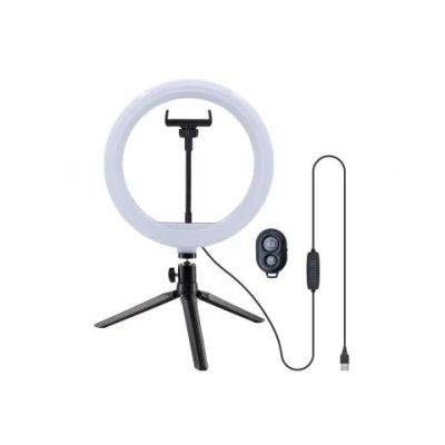 Lampa circulara Well 10 trepied masa, telecomanda RING-LIGHT-10-WL