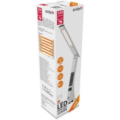 Lampa de birou LED 5W piele eco calendar Business alb Claude Avide