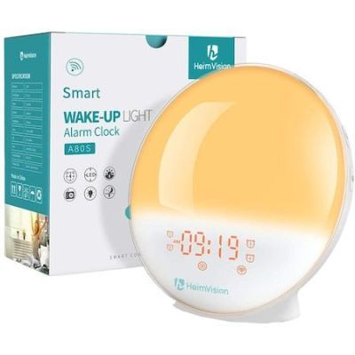 Lampa LED inteligenta HEIMVision A80S cu CEAS, ALARMA, radio Wireless