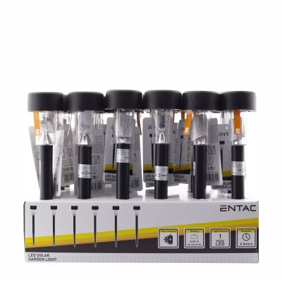Lampa solara de gradina 1xLED 360mm plastic Entac EGSL-P1LC36-PDQ