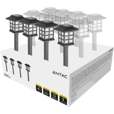 Lampa solara de gradina 1xLED 380mm plastic Entac EGSL-P1LH38-PDQ