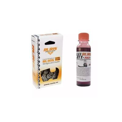 LANT DRUJBA RURIS , 22+1 DINTI, PAS 3/8, 30CM + ULEI RURIS 2TT-MAX, 125ML