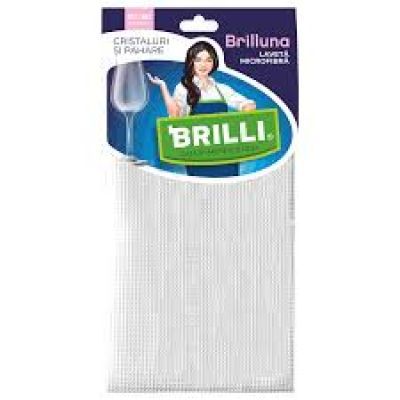 Laveta microfibra pentru cristaluri si pahare Brilluna 50x50