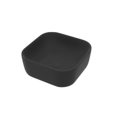 Lavoar ceramic 39x39cm, forma patrata, negru mat LAV907147