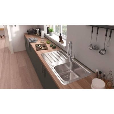 Chiuveta inox 2031 BDM-XXL 800X500 1C1P DR Sanobi (1/1)